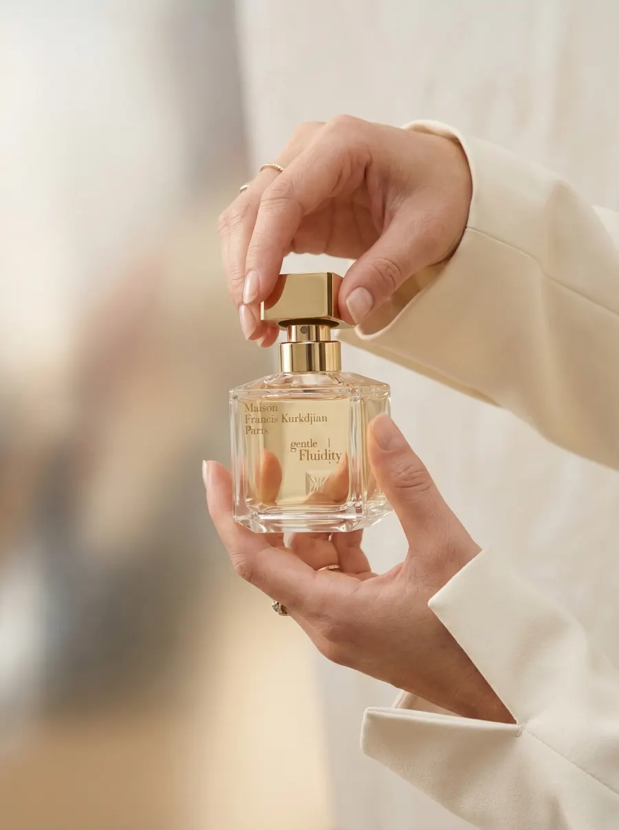 Fotografía editorial de perfume nicho